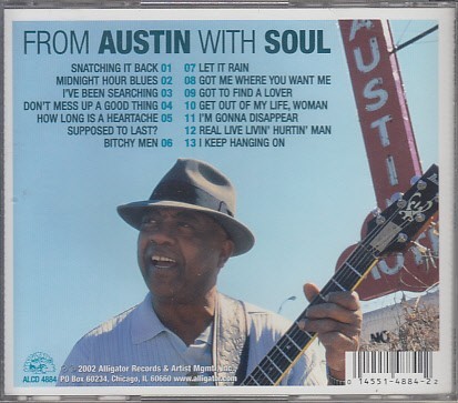 CD W.C. CLARK FROM AUSTIN WITH SOUL W.C. クラーク 輸入盤_画像2