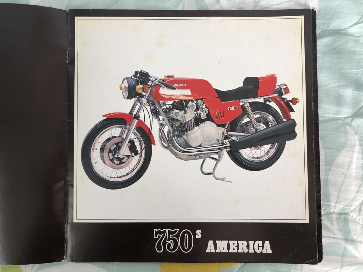 超レア当時物 MV AGUSTA 750S AMERICA Catalog （MVアグスタ750Sアメリカカタログ）_画像2