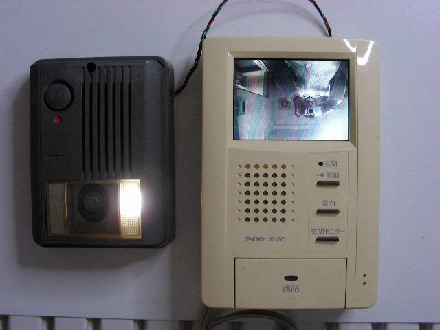 アイホン テレビドアホン 親機 JB-2MD + 玄関子機 JB-DA 【動作品】 アイホン テレビドアホン 親機 JB-2MD + 玄関子機 JB-DA 【動作品】