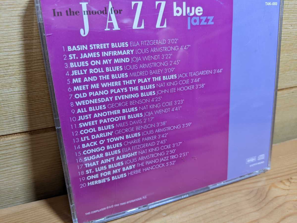 In the mood for JAZZ blue jazz CD ella fitzgerald　危険な香りのジャズ・ブルース fjc-3103 tak-003_画像3
