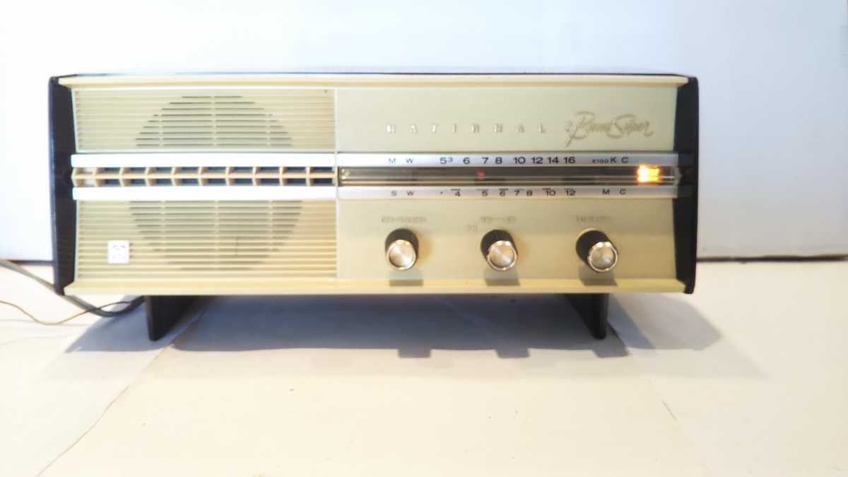 在庫僅少】 ナショナル 、2バンド真空管ラジオ 、RE-260型（1964年昭和