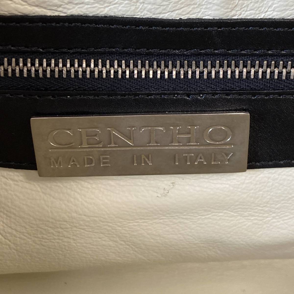 未使用】イタリア製クロコダイル革 ハンドバッグ CENTHO 未使用】イタリア製クロコダイル革 ハンドバッグ CENTHO