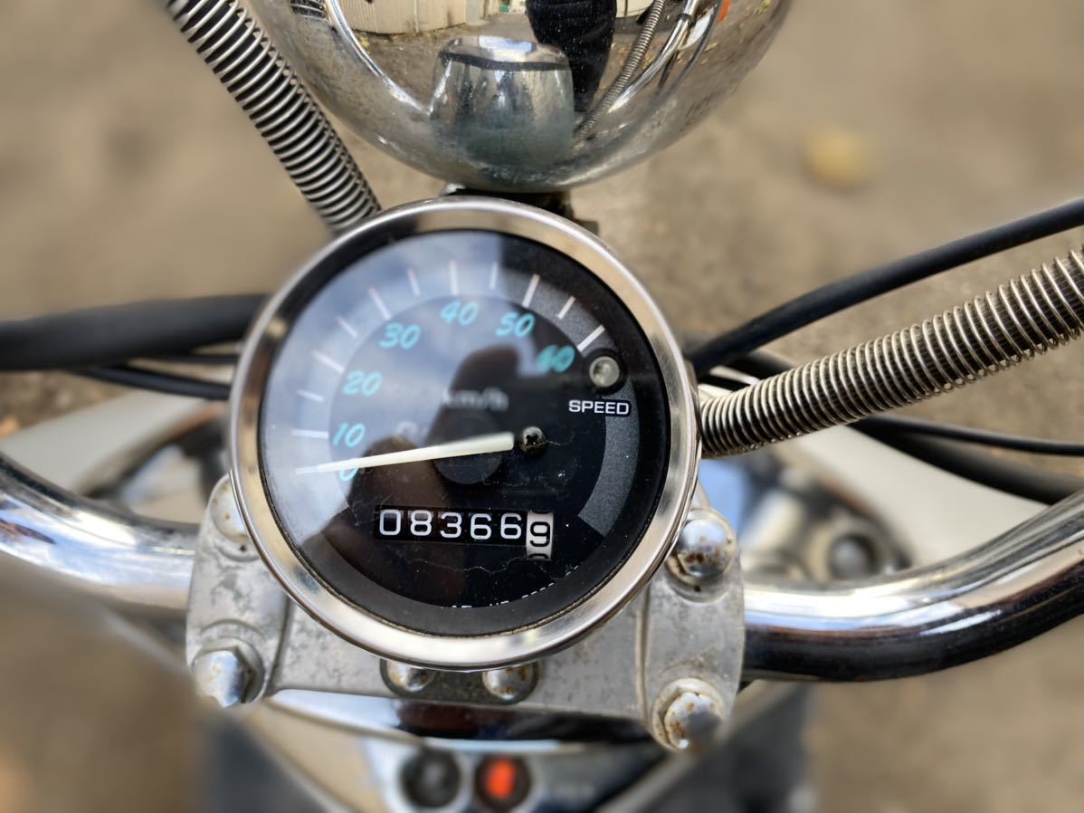 ホンダ ジョーカー50 走行8366キロ エンジン始動動画有り!返品可能!2サイクル シャドウ50 7