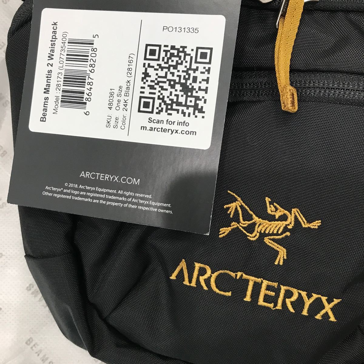 アークテリクス ビームス別注 マンティス 2 ARC'TERYX × BEAMS 別注