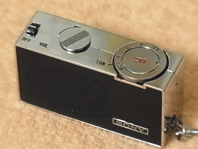 SONY [ICR-100] Vintage транзистор радио Made in JAPAN управление 22011881