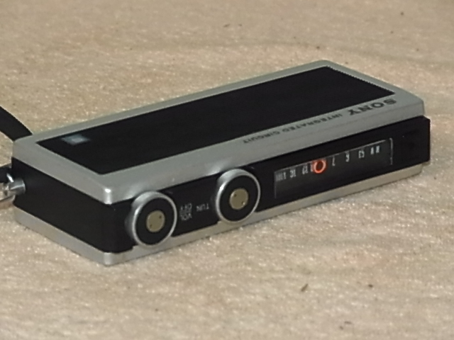 SONY 【ICR-200】 ヴィンテージ ポケットブル IC ラジオ Made in SONY 【ICR-200】 ヴィンテージ ポケットブル IC ラジオ Made in