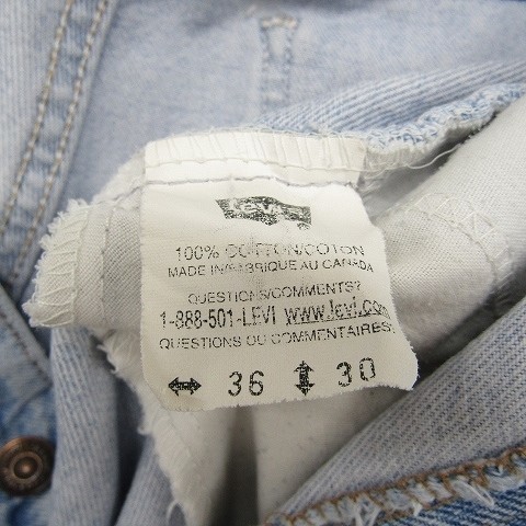 カナダ製 501 Levi's W36 L30 古着 リーバイス デニムパンツ ジーパン ジーンズ ストレート オレンジタブ 1A1842_画像3