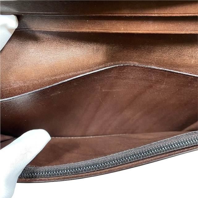 Berluti ベルルッティ マティス 財布 長財布 折財布 ブラウン レザー