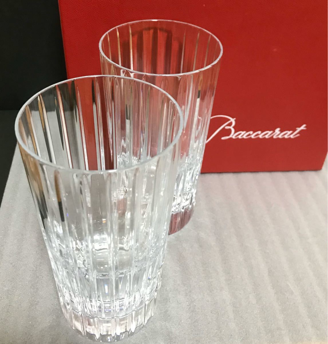Baccarat バカラ ハーモニー ペア ハイボールグラス 14cm 箱付き未使用