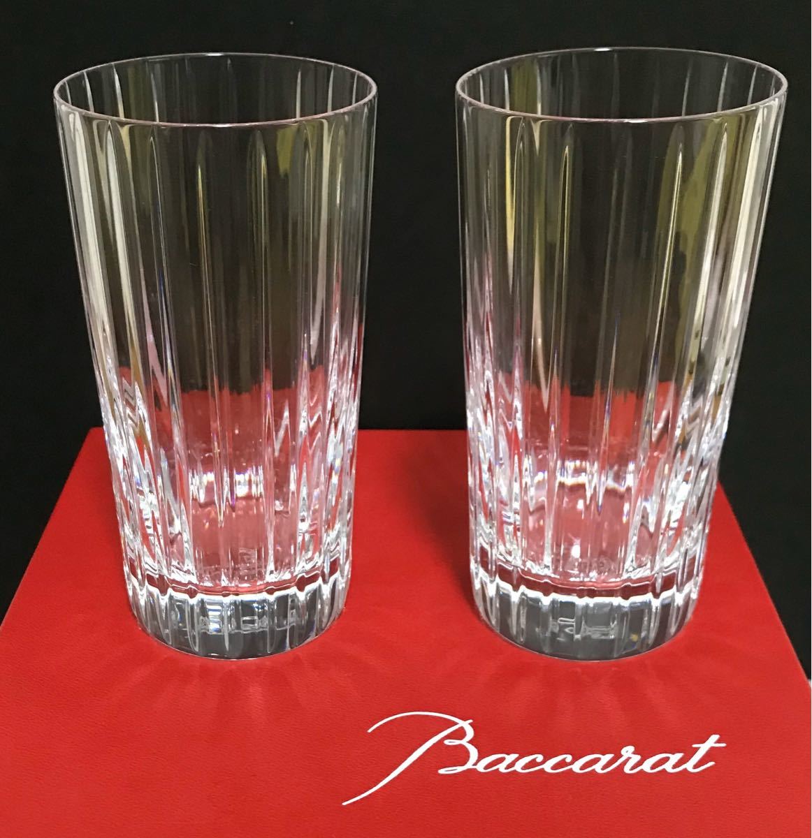 Baccarat バカラ ハーモニー ペア ハイボールグラス 14cm 箱付き未使用