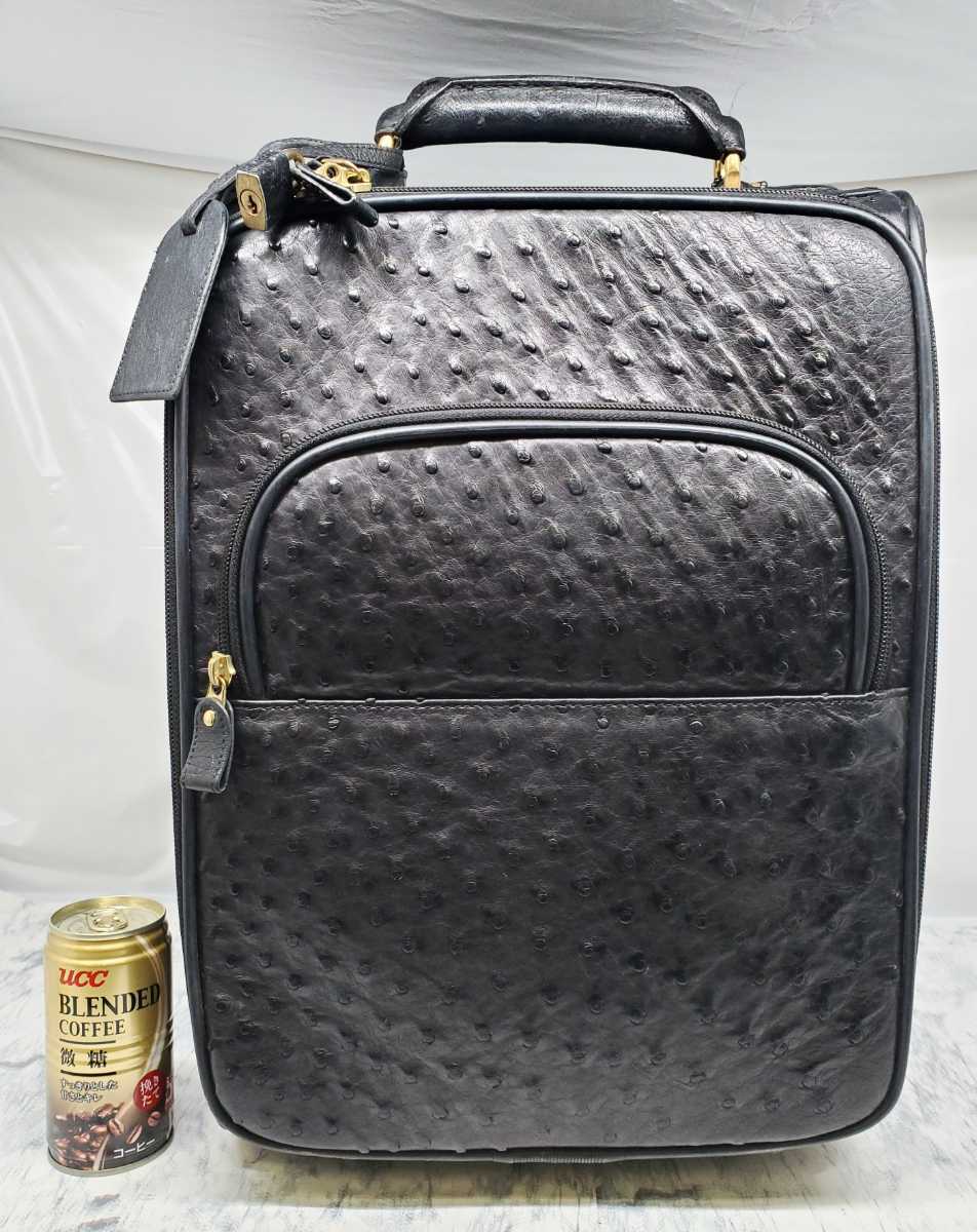 日本製 JRA オーストリッチ キャリーバッグ スーツケース キャリー