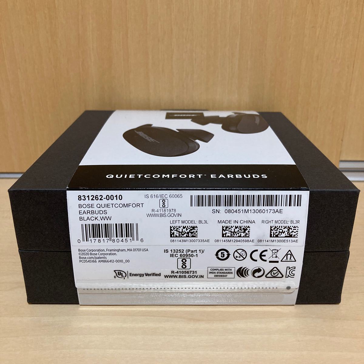 新品未開封】Bose QuietComfort Earbuds QCE トリプルブラック 新品未開封】Bose QuietComfort Earbuds QCE トリプルブラック