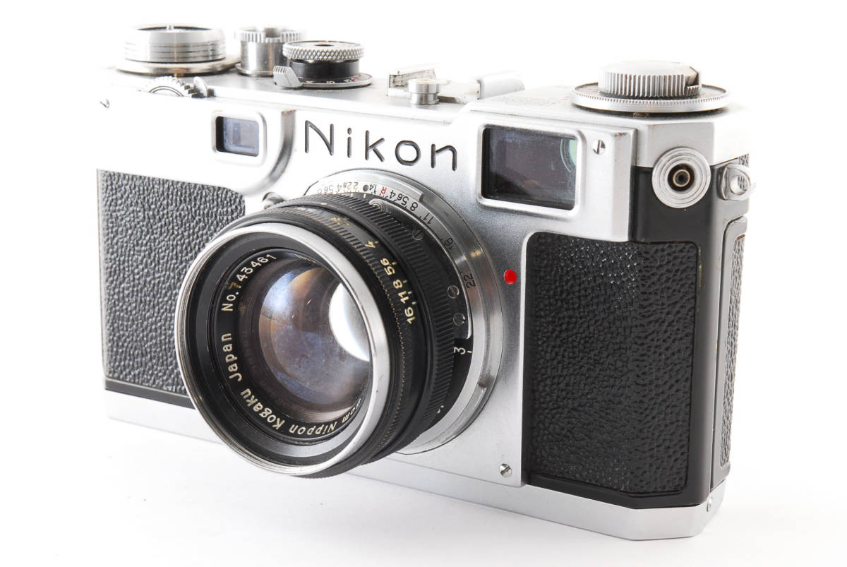 Nikon S2 ニコン フィルム マニュアルレンジファインダー / NIKKOR-H・C 1:2. f=5cm 50mm f2 / 後期型 現状販売_画像1