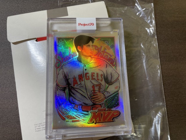 希少・世界70枚限定】大谷翔平 topps project 70 レインボーフォイル