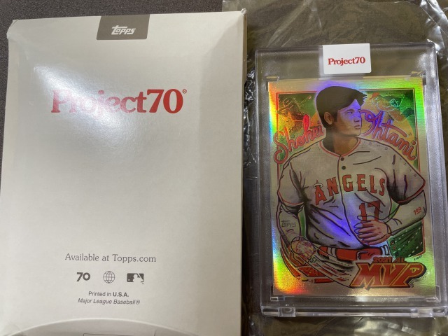 希少・世界70枚限定】大谷翔平 topps project 70 レインボーフォイル
