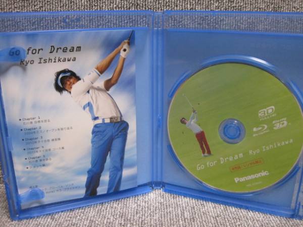 Panasonic非売品ブルーレイソフト Blu-ray 3D FULL HD フルハイビジョン映像Go for Dream 石川遼 目標を語る 他 ゴルフ DTS 5.1チャンネル_画像1
