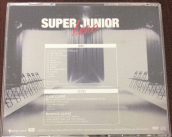 A☆【スーパージュニア】 SUPER JUNIOR HERO E.L.F-JAPAN限定盤　DVD CDセット　トレカ付き_画像3