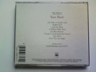 CD TOTO TURN BACK トト ターン・バック Steve Lukather スティーヴ・ルカサー_画像3