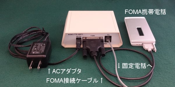 [ prompt decision ]FOMA mobile telephone - fixation telephone ( business ho n) adapter TTR-ADPT1-FOMA