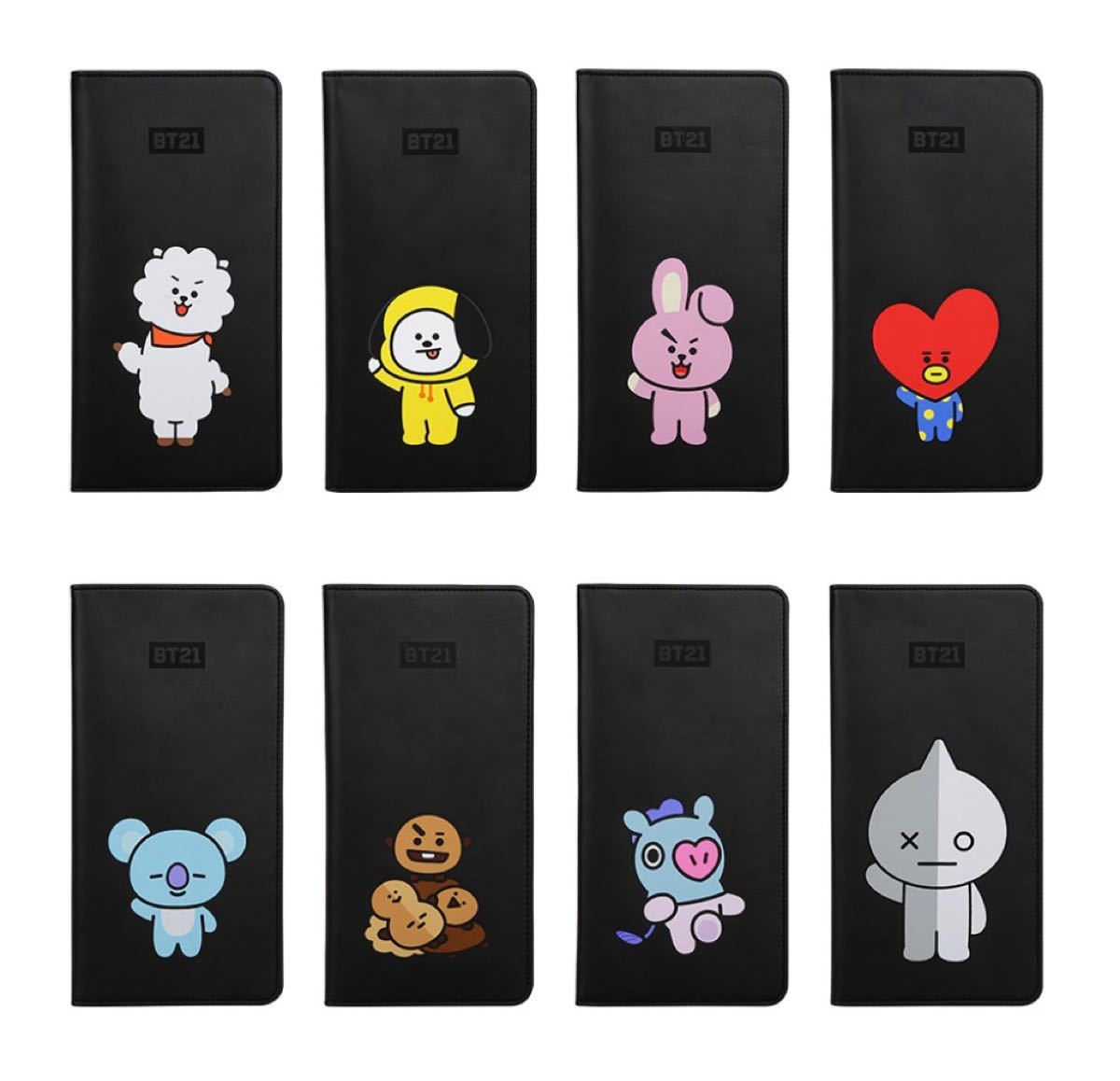 BTS bt21 ジャーニー SHOOKY ユンギ SUGA パスポートケース 旅券カバー