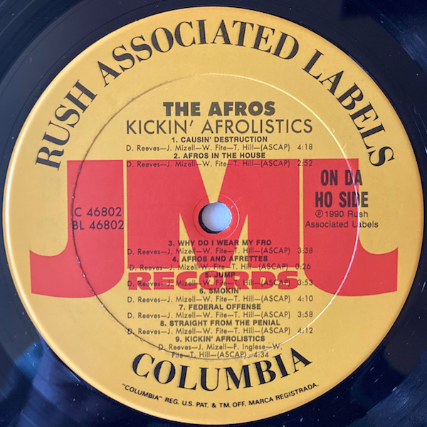 【シュリンク / US / LP】 THE AFROS / Kickin' Afrolistics 【C 46802】_画像4