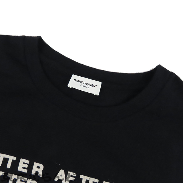 割引特売中 101563678★サンローラン パリ SAINT LAURENT PARIS プリント Tシャツ 半袖 トップス メンズ コットン ブラック 黒 M 展示未使用 割引特売中 101563678★サンローラン パリ SAINT LAURENT PARIS プリント Tシャツ 半袖 トップス メンズ コットン ブラック 黒 M 展示未使用