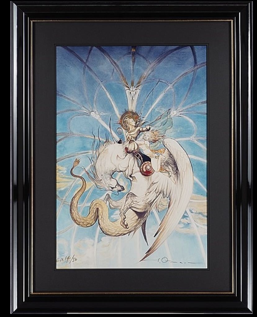 Yahoo!オークション - 天野喜孝『光』シバクローム 版画作品 Yahoo!オークション - 天野喜孝『光』シバクローム 版画作品