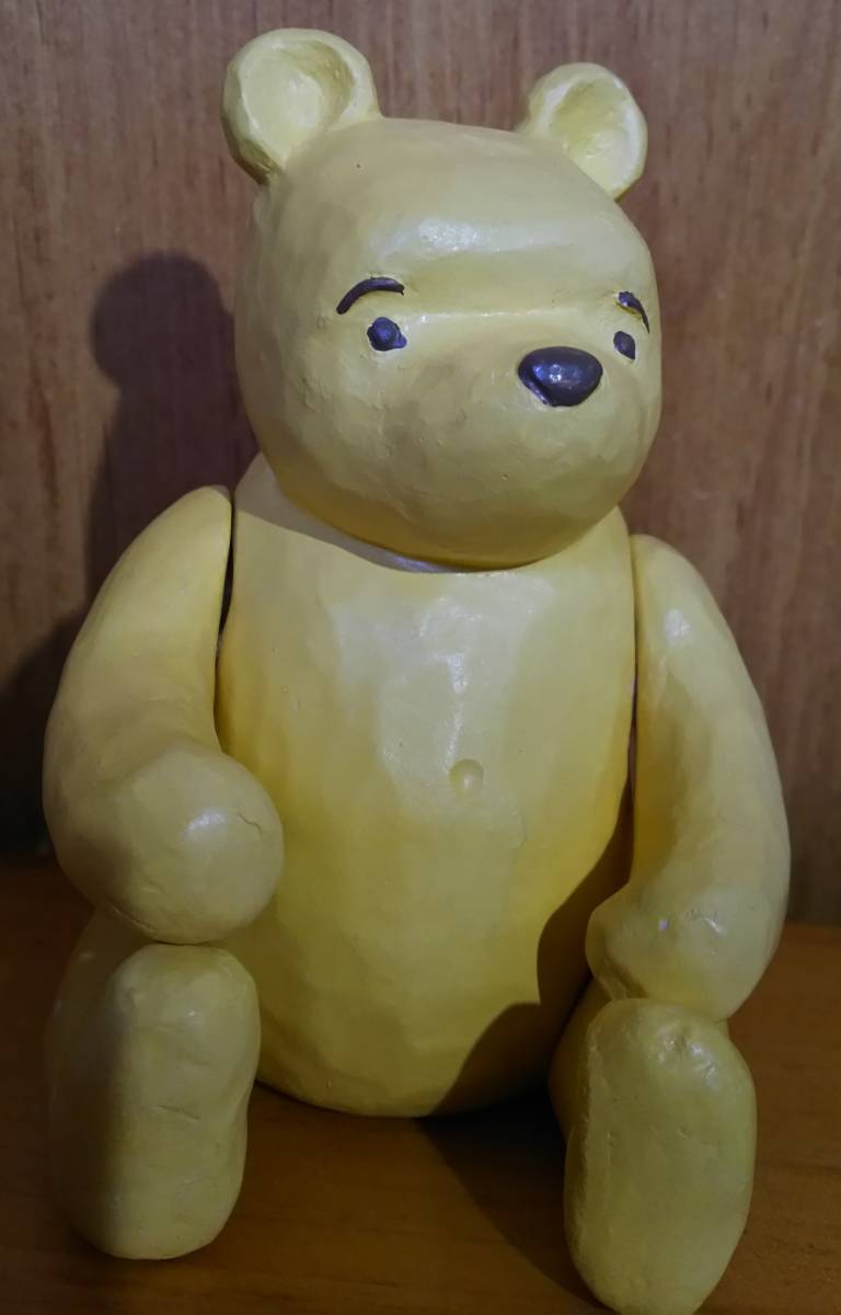 [ Disney Винни Пух ( Classic Pooh ) из дерева фигурка ] Vintage / retro 