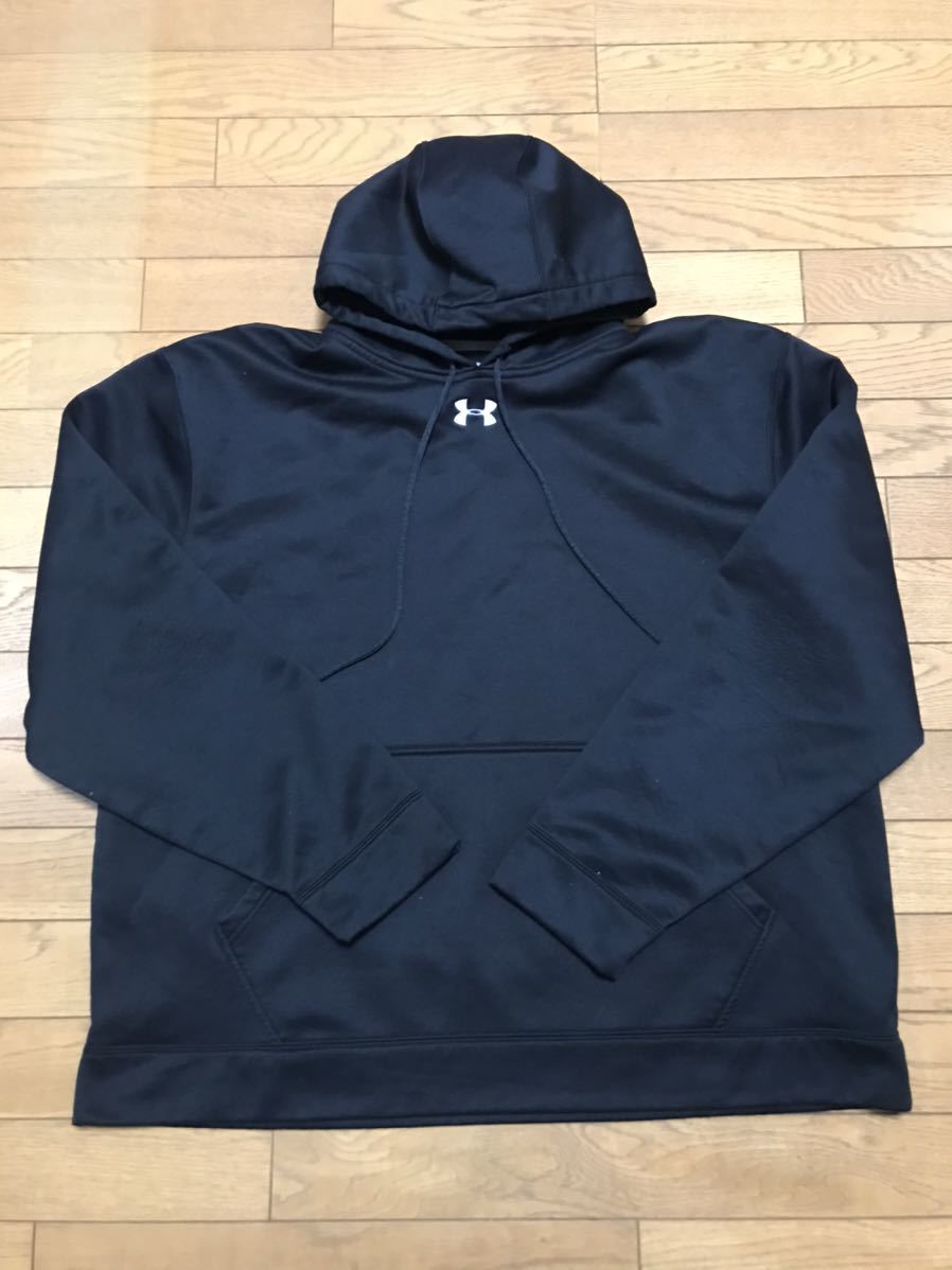 UNDER ARMOUR MEN’S HIODIE size-XXL(着丈72身幅70) 中古(数回使用) NCNR_画像1