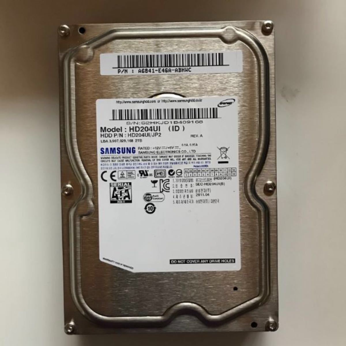 SAMSUNG HD204UI 内蔵HDD 2TB SATA (4)