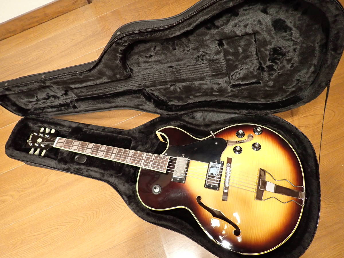Yahoo!オークション - Greco フルアコ ES-175 モデル S-55 Yahoo!オークション - Greco フルアコ ES-175 モデル S-55