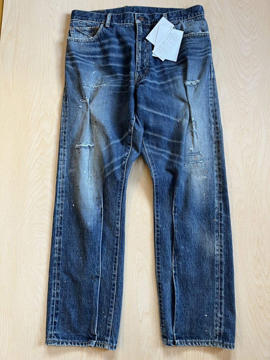 visvim SS JOURNEYMAN PANTS TACKED DMGD27 visvim SS JOURNEYMAN PANTS TACKED DMGD27