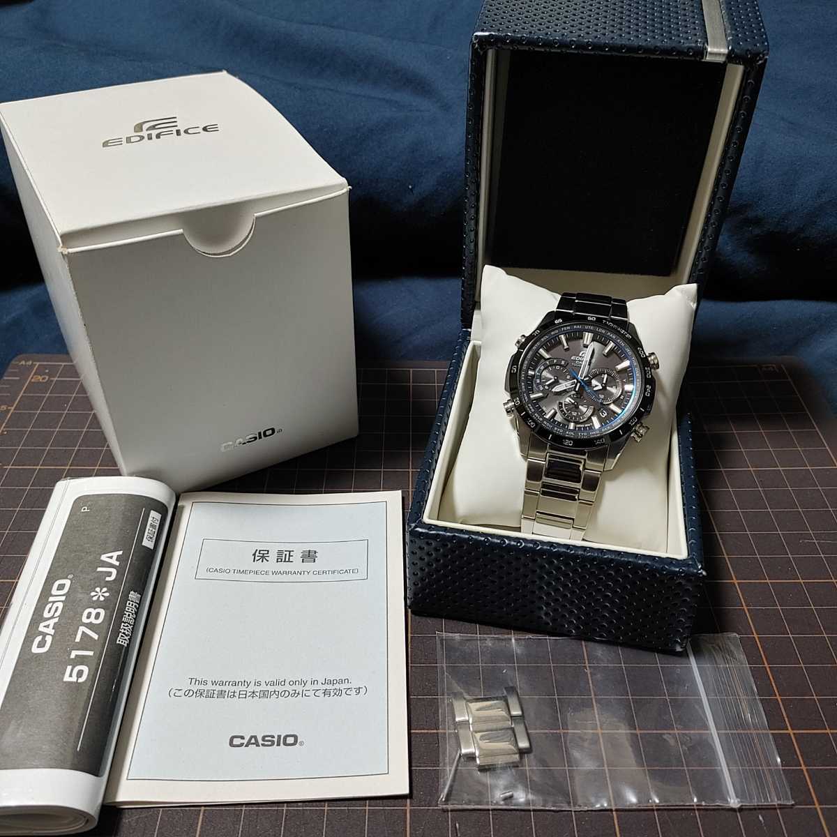 MT4161】 CASIO EDIFICE 腕時計 EQW-T660DC 印象のデザイン