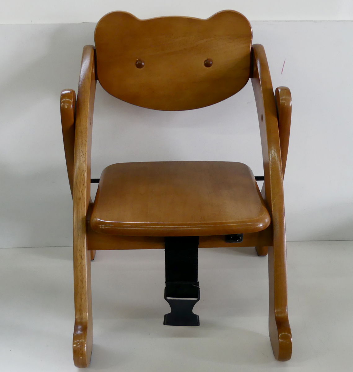*yamatoya Yamato shop aruk folding type wooden low chair baby chair used*