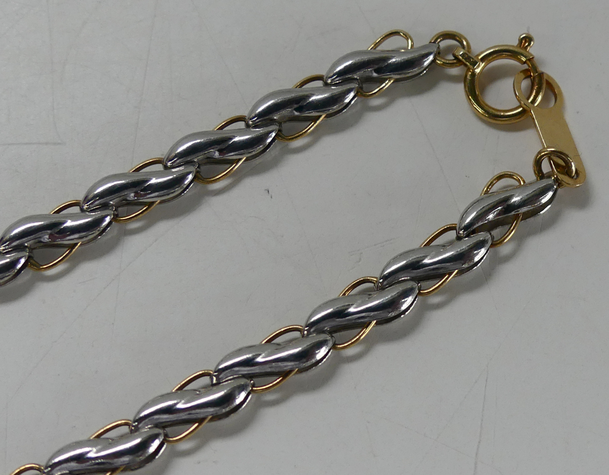 ☆K18 pt850 コンビ ネックレス 約16.7g 42cm used☆ | paradaabogados.com