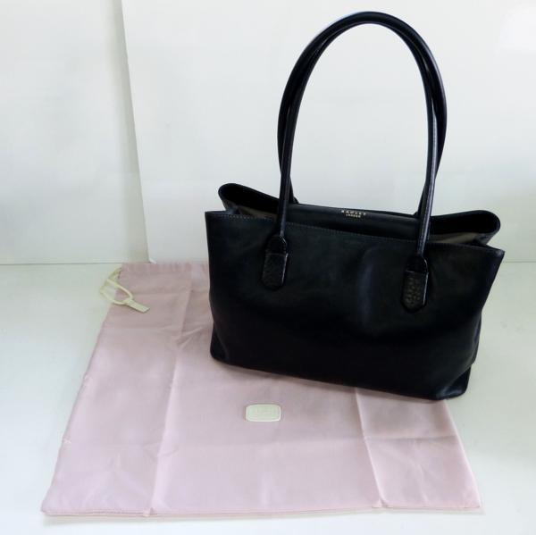 ☆美品!RADLEY ラドリー 牛革 トートバッグ【63837162】ブラック