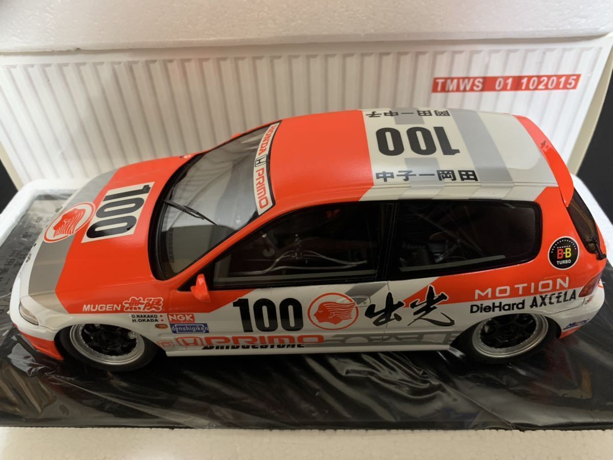 Yahoo!オークション - [絶版] 1/18 Tarmac HONDA CIVIC EG6 出光