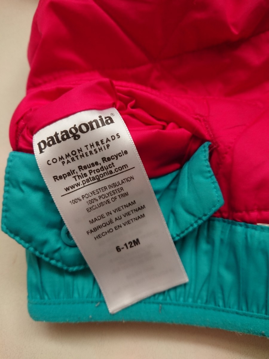 patagonia パタゴニア パフボール 6-12M 70 80 パンツ ズボン 防寒 雪遊び 女の子  リバーシブル