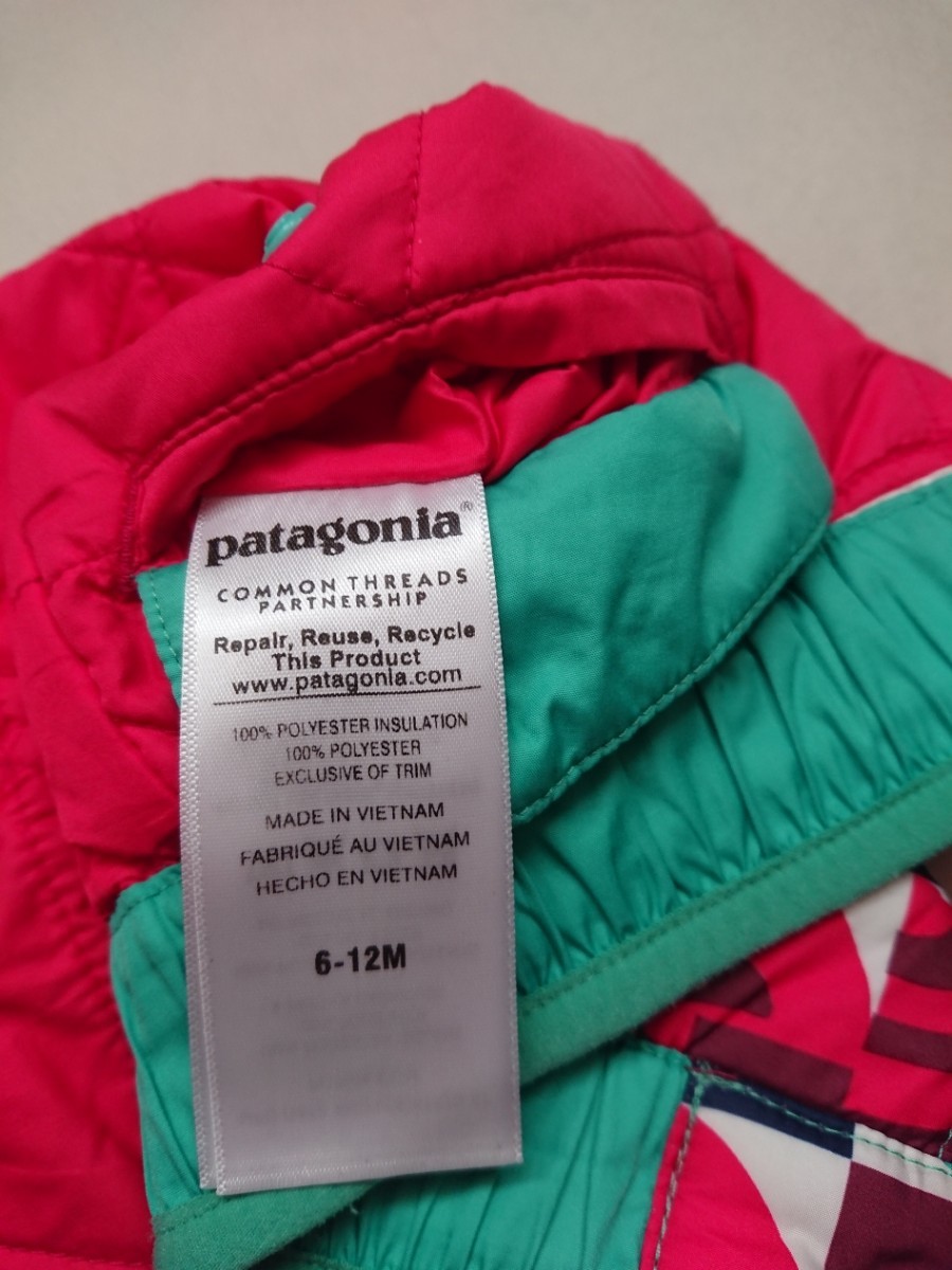 patagonia パタゴニア パフボール リバーシブルパンツ 6-12M 70 80 ズボン 防寒 雪遊び 女の子 