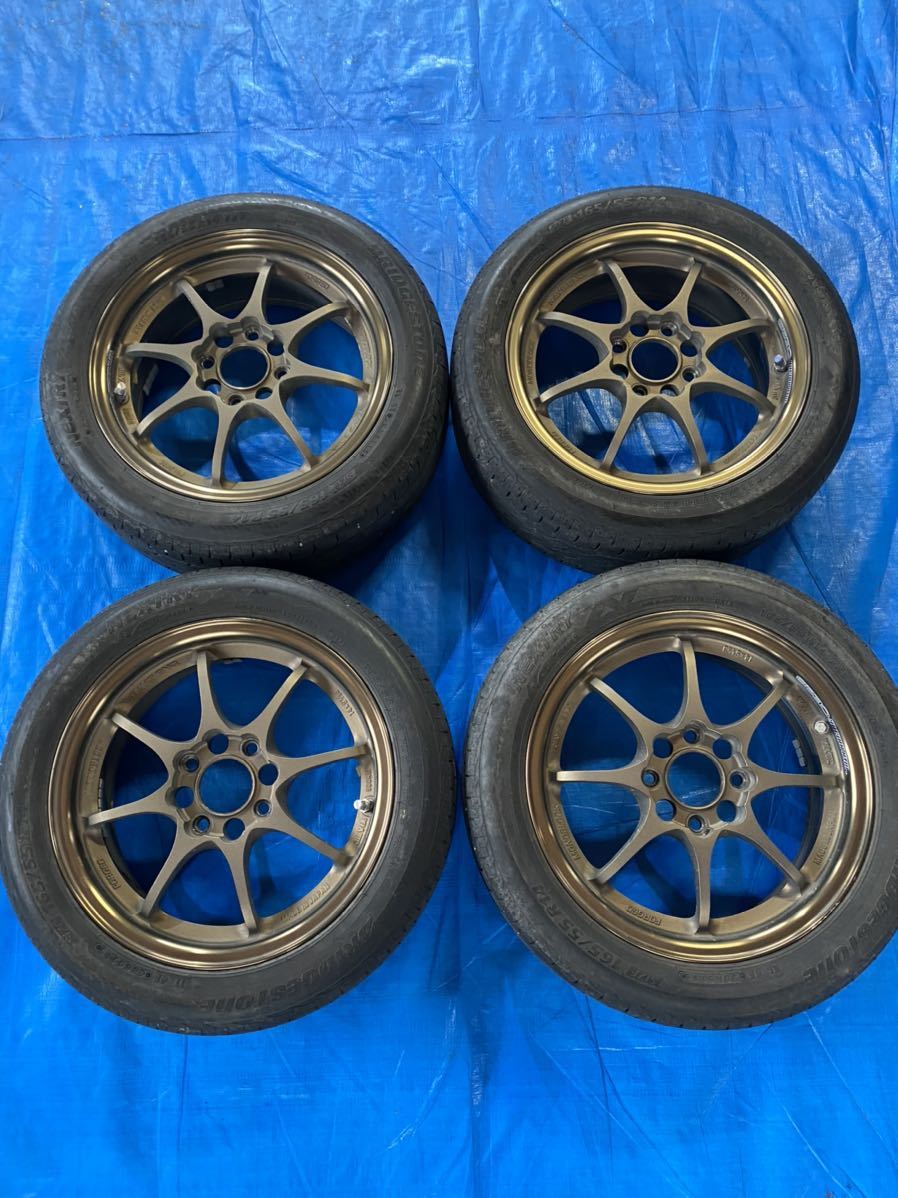 RAYS CE28 14インチ 5.5j +45 PCD100 ブリヂストン 165/55R14 レイズ