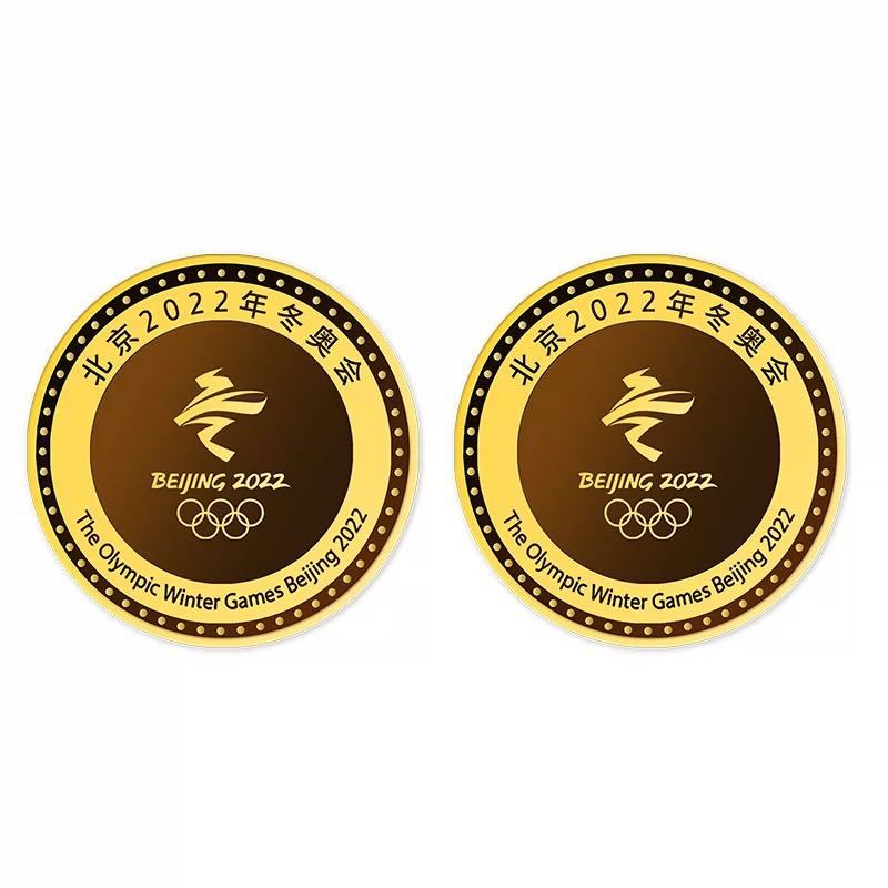 メッキ 2022北京オリンピック 記念メダル PRwnO-m80408467163 セット