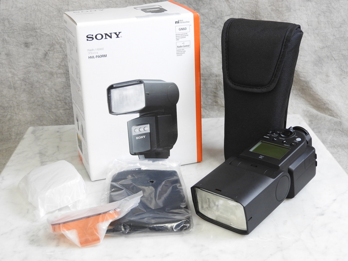 開店祝い ☆綺麗な展示品☆SONY SONY HVL-F60RM☆高機能☆α7向けの