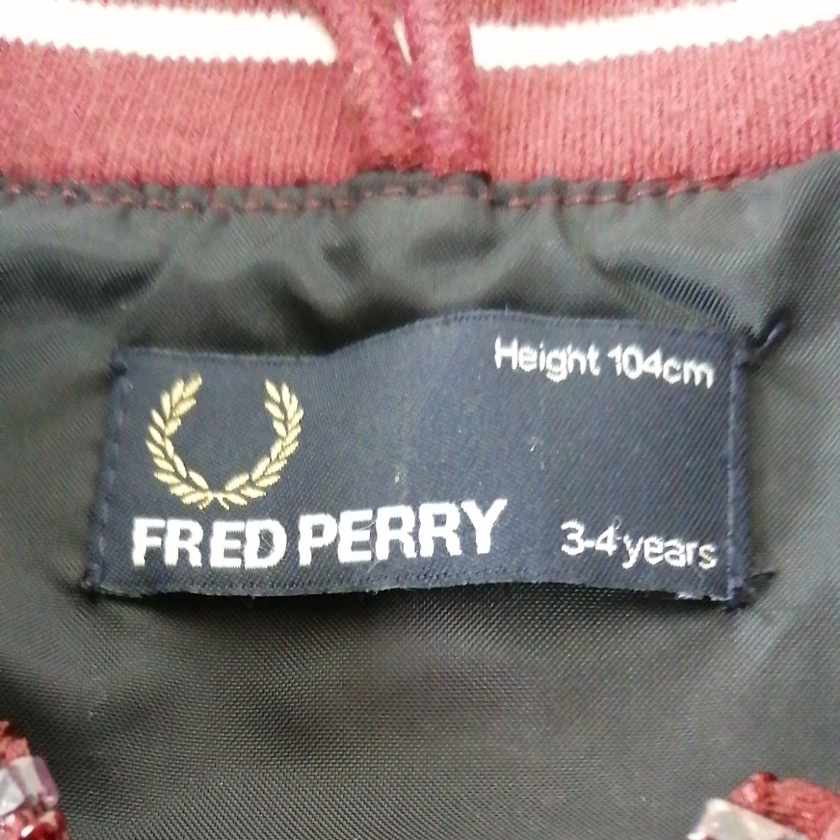 FRED PERRY　フレッドペリー　キッズ　ナイロン　ジャケット　