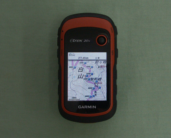 ガーミン GARMIN ハンディGPS eTrex20x 日本語メニュー変換済み ガーミン GARMIN ハンディGPS eTrex20x 日本語メニュー変換済み
