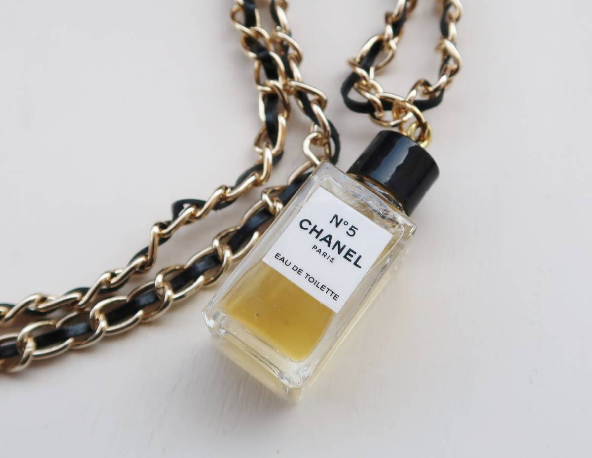 CHANEL シャネル NO5 香水 ヴィンテージ ネックレス-