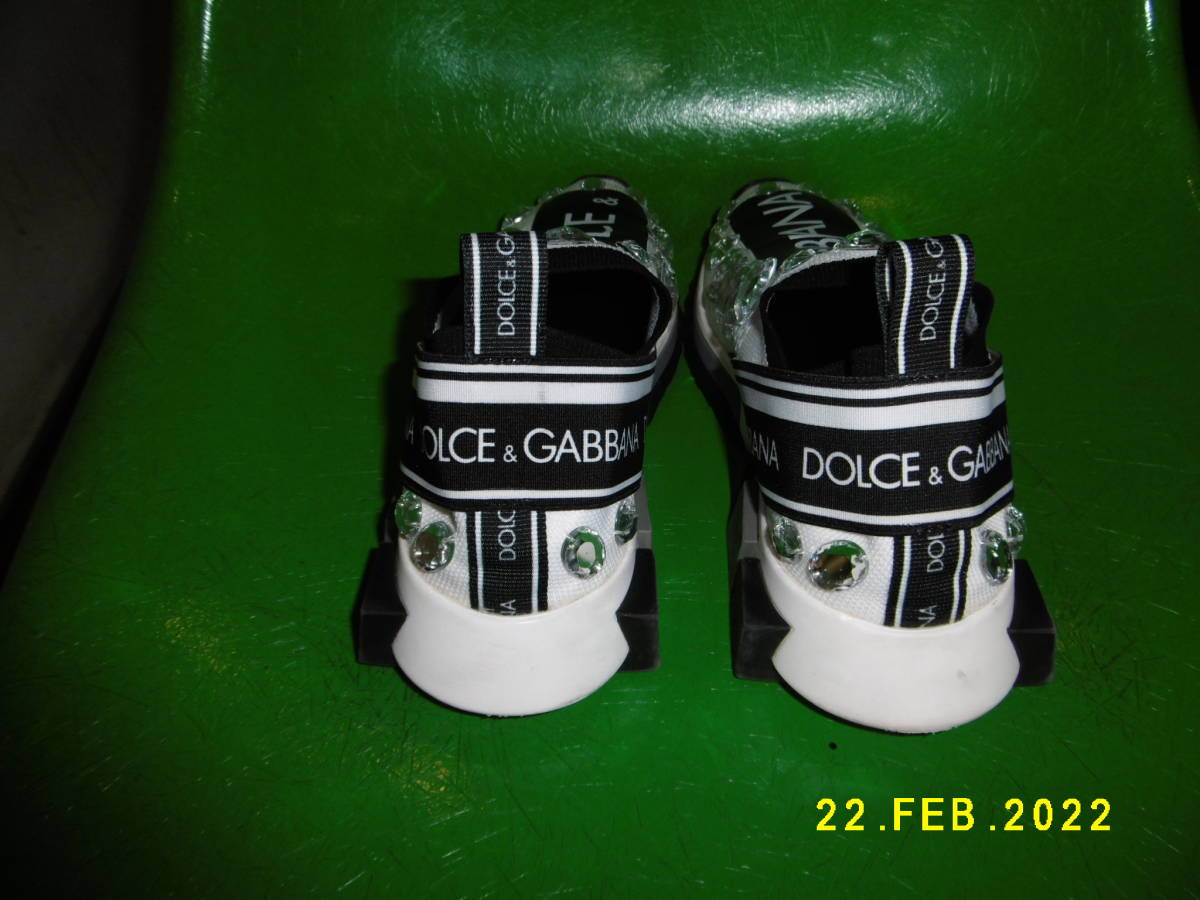  прекрасный товар Dolce & Gabbana sorrento crystal biju- спортивные туфли женский размер 38