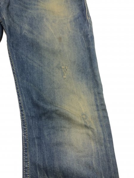 DIESEL ディーゼル KRAYVER WASH0822C REGULAR SLIM-CARROT ダメージ加工 デニムパンツ ジーンズ イタリア製  W28 メンズ