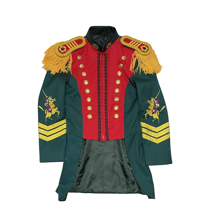 貴重 韓国軍 軍隊実物 支給品 将軍 ミリタリー ナポレオン ジャケット 刺繍 制服 将校 勲章 バッジ