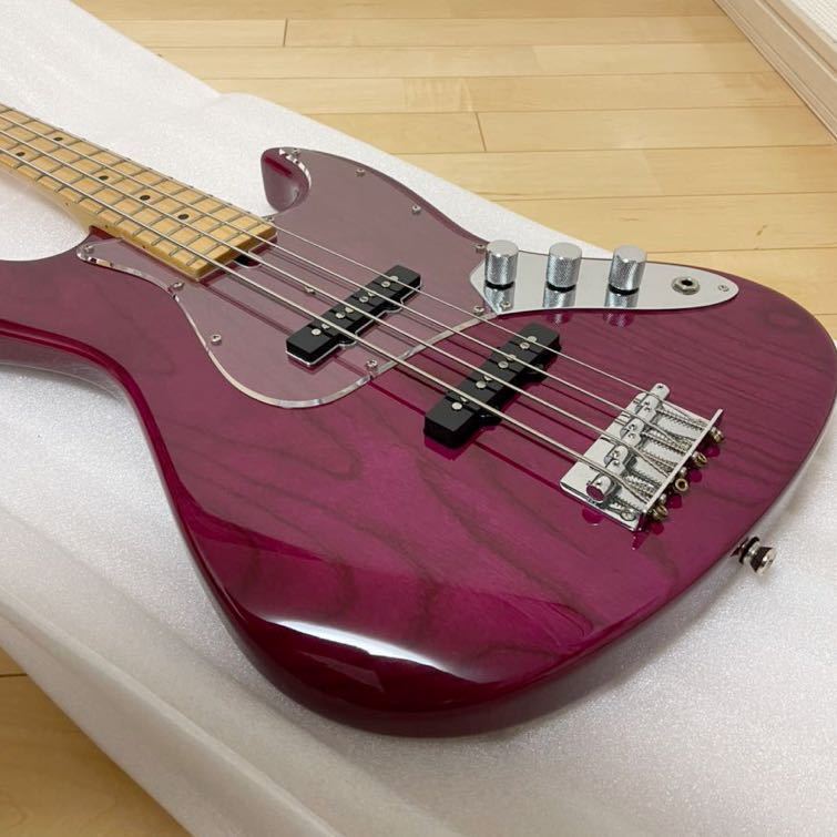 Bacchus GLOBAL SERIES BASS 美品 シースルー パープル WL-003 送料