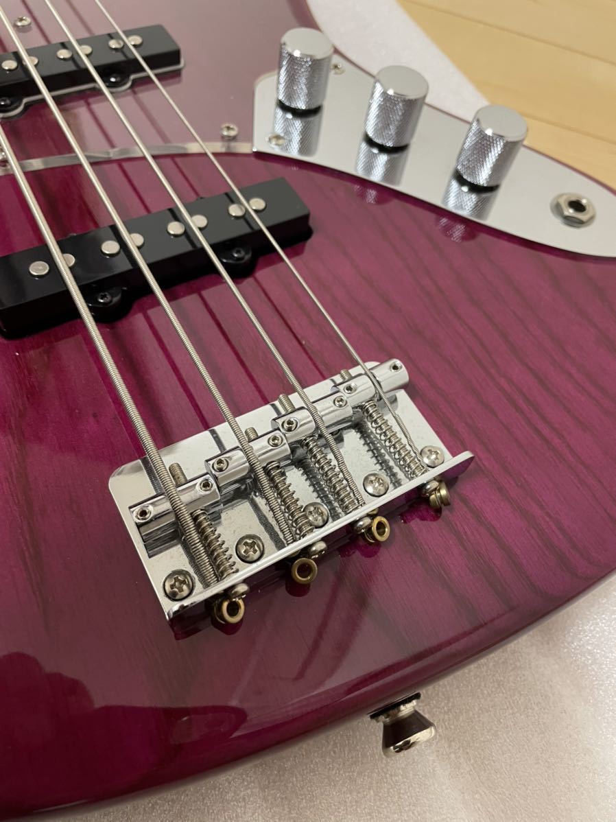 Bacchus GLOBAL SERIES BASS 美品 シースルー パープル WL-003 送料